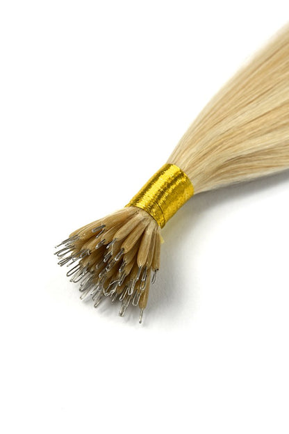 Nano Ring Hair Extensions Double Drawn - Barbie Blonde (#16/60)